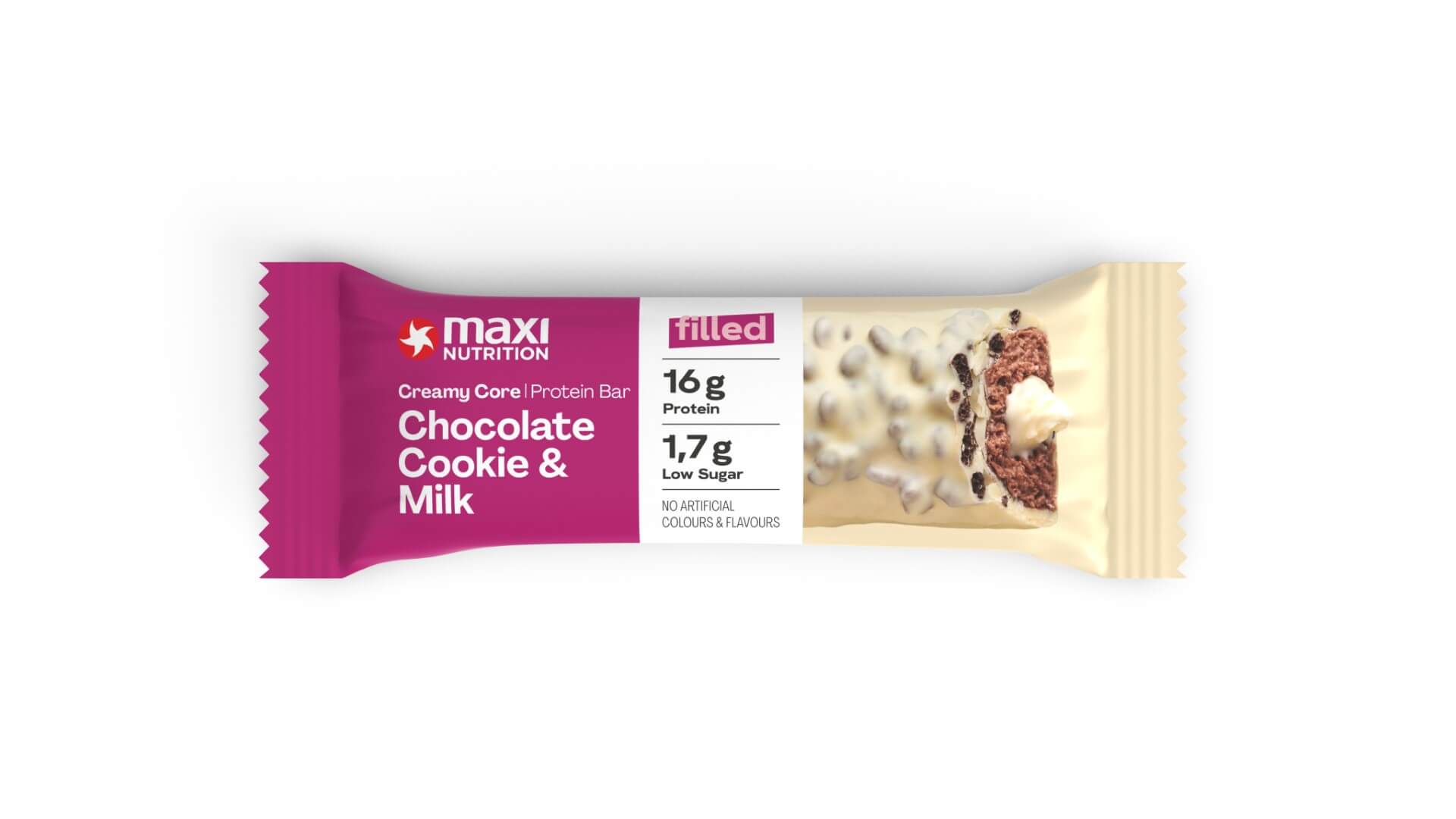 MAXI – חטיף חלבון בטעם קרם עוגיות