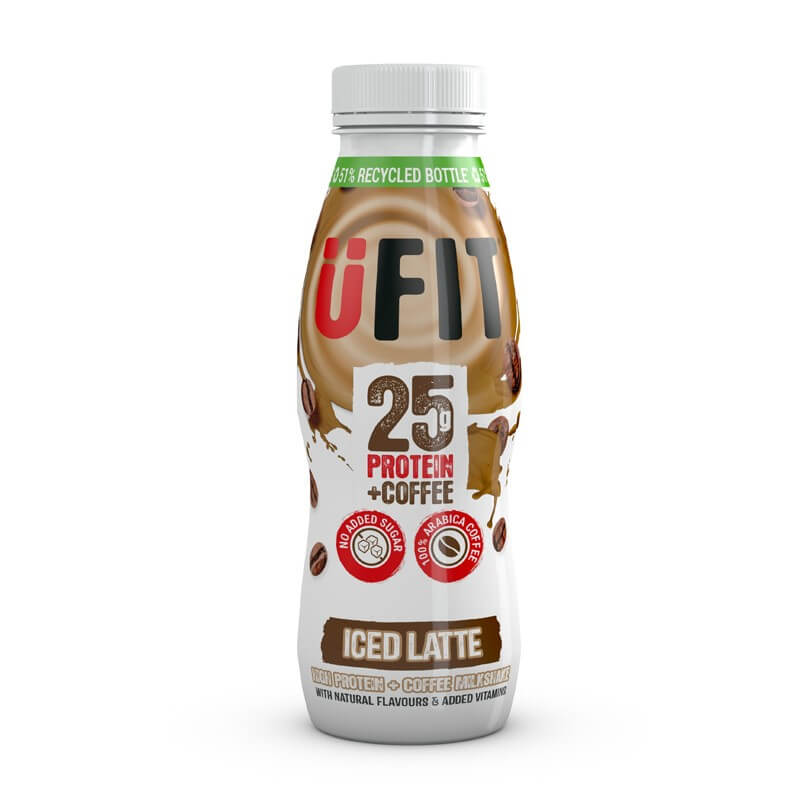 UFIT – משקה חלבון בטעם אייס קפה לאטה