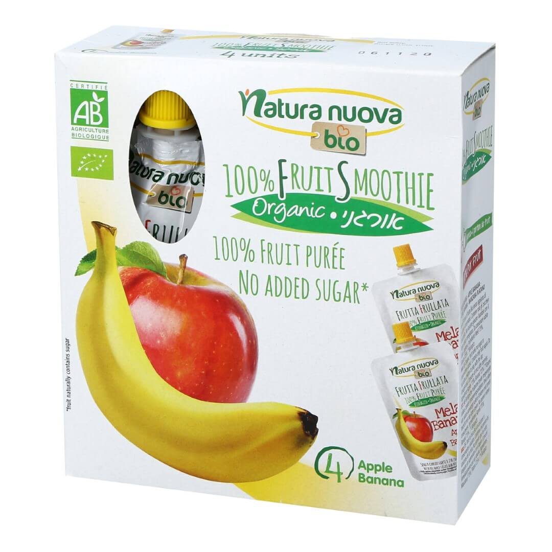 נטורה נובה – סמוזי תפוח בננה רביעיה
