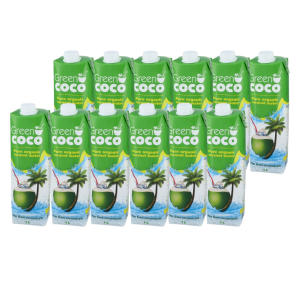 Green Coco |ארגז מי קוקוס 12 יחידות 1 ליטר