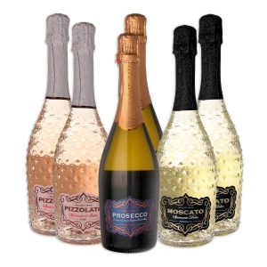 ארגז יין מבעבע אורגני משולב