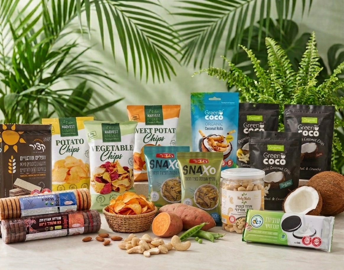 מארז מיקס חטיפים אורגני פרימיום | The Ultimate Snack Box