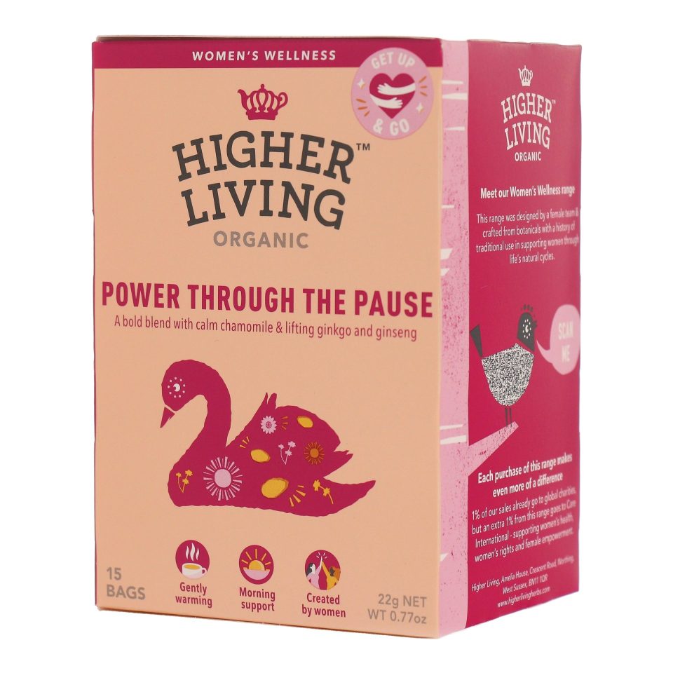 Higher Living | חליטת “Power Through The Pause” אורגנית