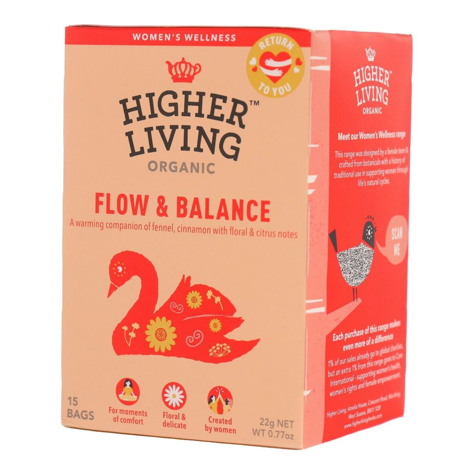 Higher Living | חליטת “Flow & Balance” אורגנית